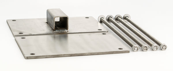 バーベキュー・調理用品 Ballistics _ 7075 STUDS PLATE Silver BALLISTICS バリスティクス 7075 スタッズ エスティー2 グリップ