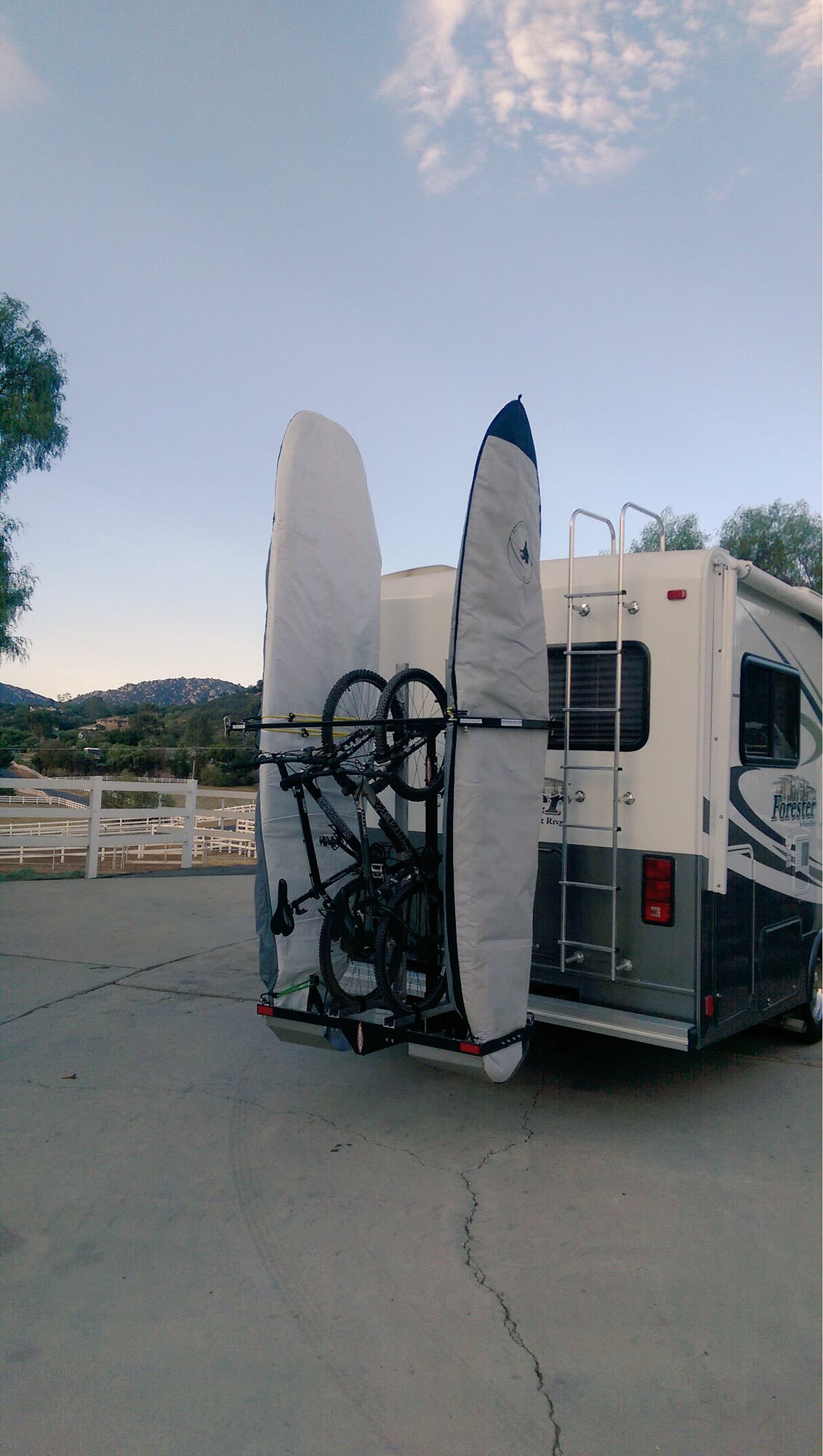 Customized Yakups® RV Vertical Kayak racks! SEE the Possibility's