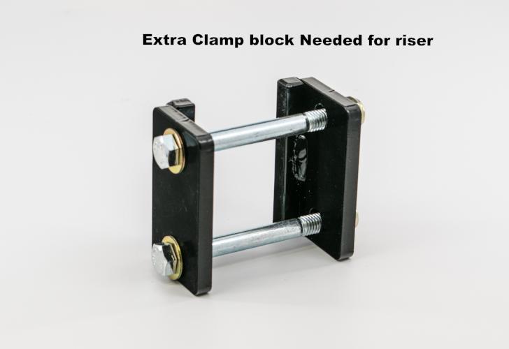 Hitch RiserS Yakups® RV Kayak, Bike, & Boards Custom vertical rack