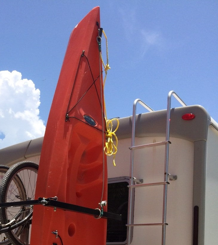 Yakups® KR2B56 FIFTH WHEEL, Motorhome vertical RV Kayak and bike rack ...
